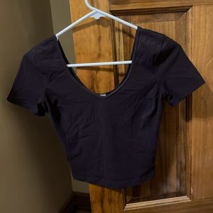 Lululemon Cropped Shirt Size 2